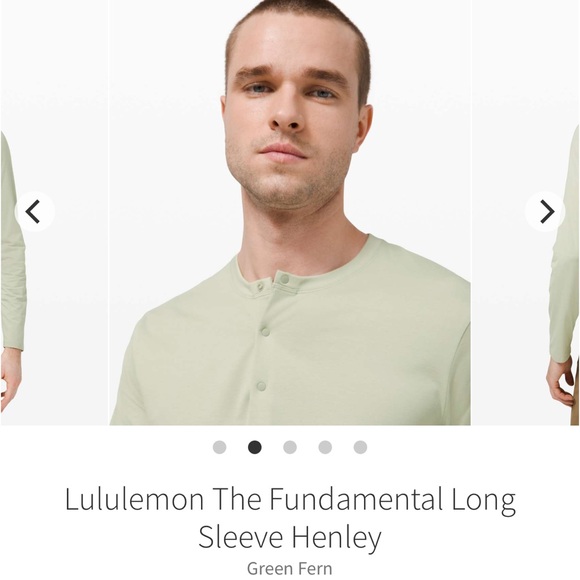 NWT Lululemon men’s long sleeve Henley size XXL - Picture 6 of 8